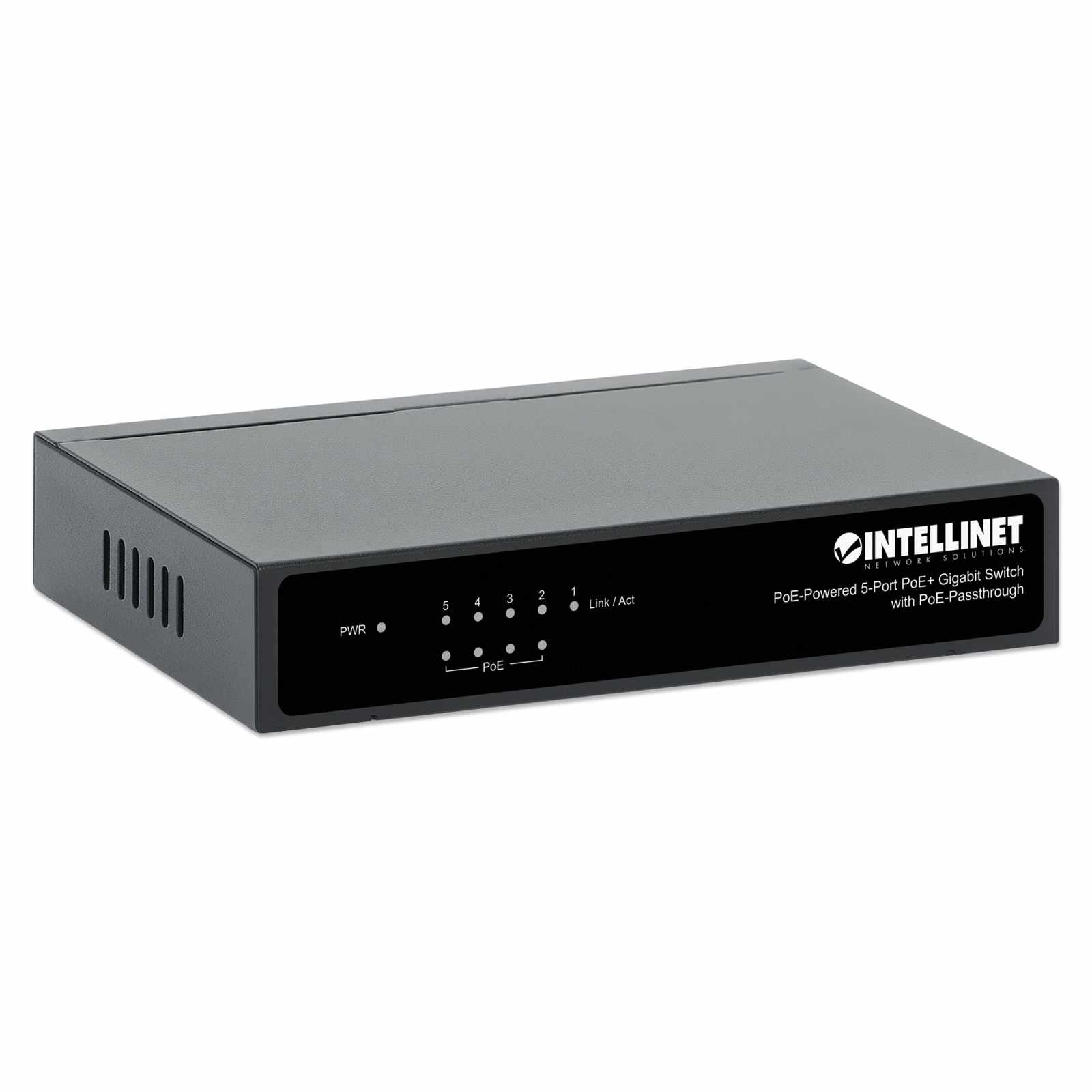 Switch con 5 puertos Gigabit alimentado por PoE, con transferencia de PoE Image 3