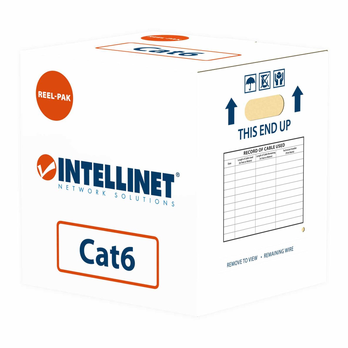 Bobina de cable UTP Cat6, sólida, 100% cobre, Certificada Packaging Image 2