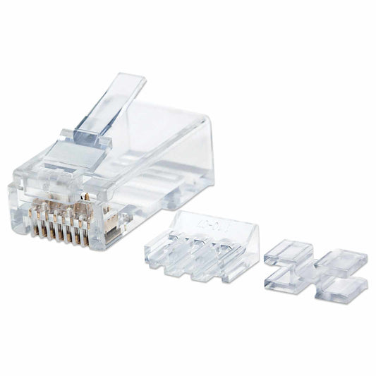 PLUG RJ45 CAT6A SOLIDO UTP BOTE 80 PZAS ORO 50-MICRAS PRO Image 1