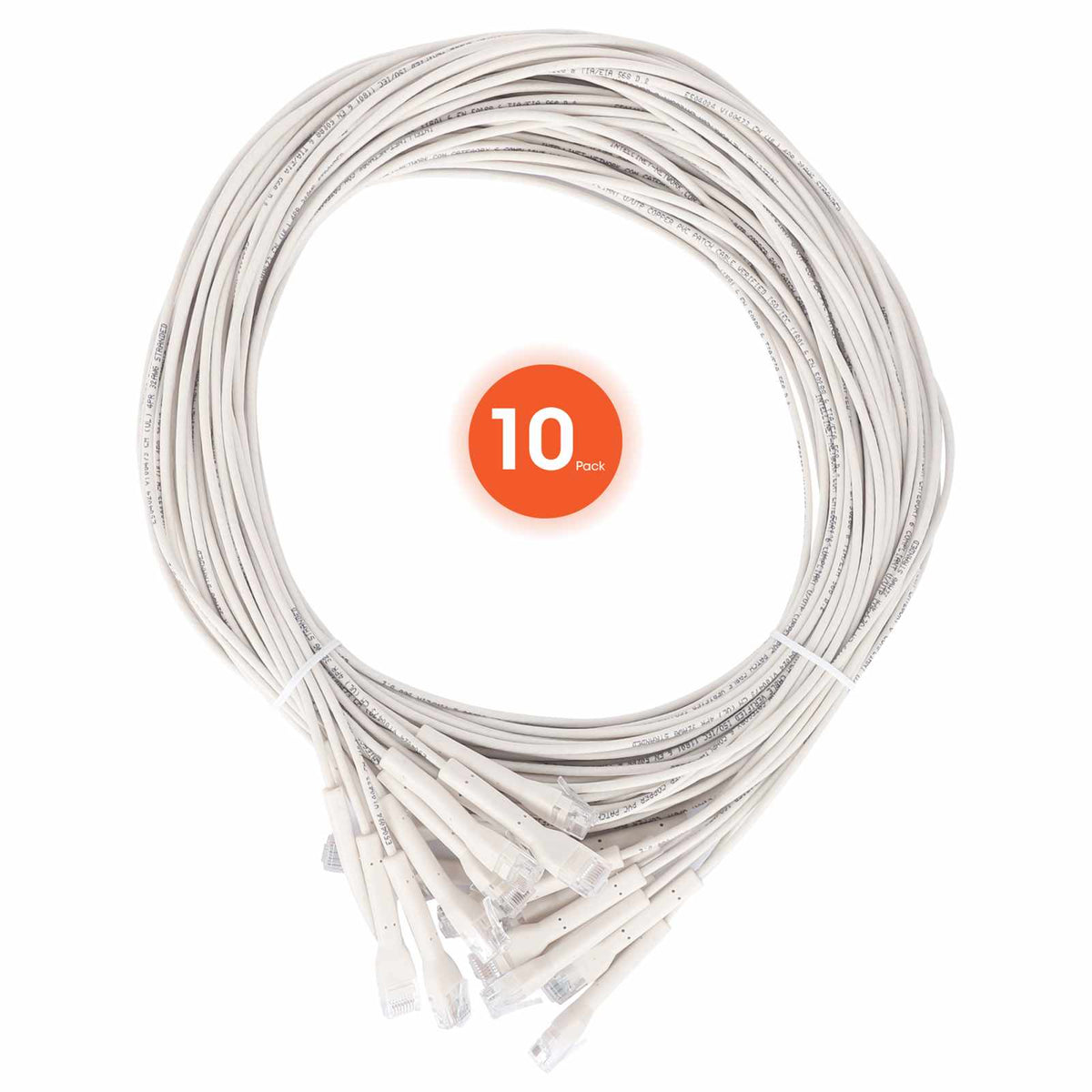 Paquete de 10 cables patch Cat6 FlexyBoot Slim, 0.6 m, U/UTP Image 9