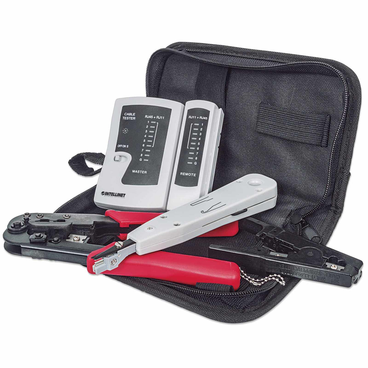 Kit de herramientas para redes con 4 piezas Image 1