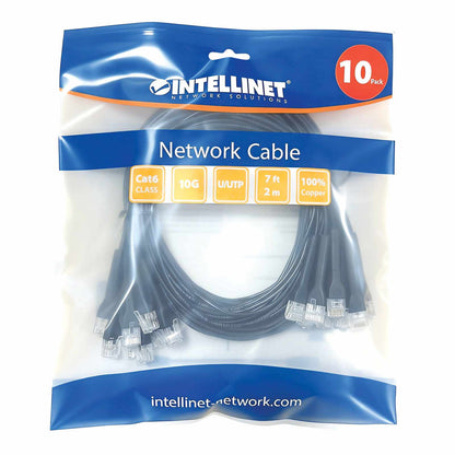 Paquete de 10 cables patch Cat6 FlexyBoot Slim, 2.1 m, U/UTP Packaging Image 2