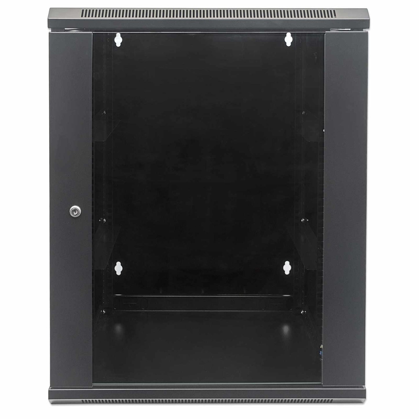 Gabinete mural abatible 19", 9U, Ensamblado Image 3