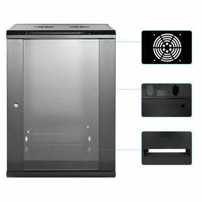 Gabinete mural de 19", 15U, FlatPack Image 6