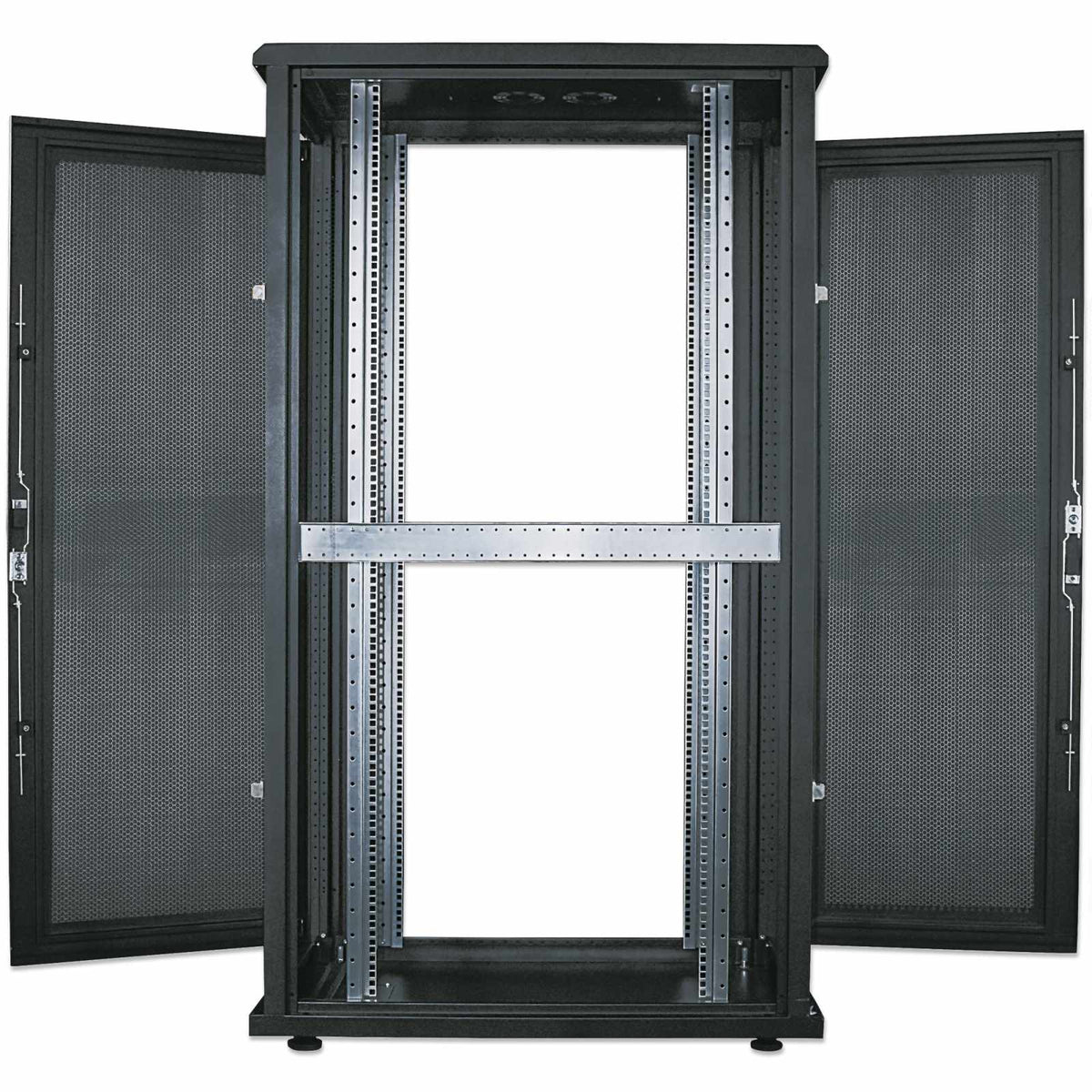 Gabinete de 19", 800x1000 con puertas de acero perforadas, 42U Image 9
