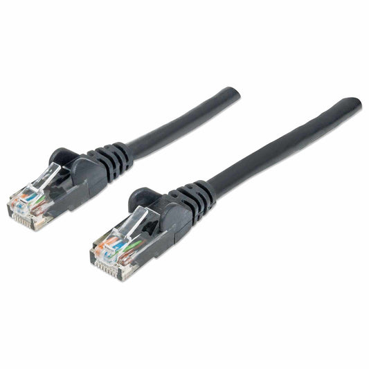 Cable de conexión de red U/UTP Cat6, 0.5 m, negro Image 1