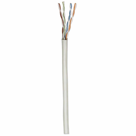 BOBINA CABLE UTP DE RED CAT5E CCA ROLLO 305M SOLIDA GRIS, PyME Image 1