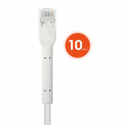 Paquete de 10 cables patch Cat6 FlexyBoot Slim, 0.6 m, U/UTP Image 5