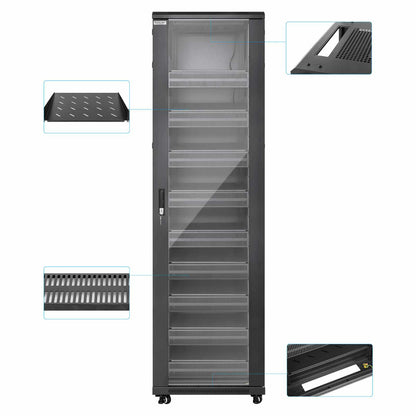 Gabinete 19" Pro Line con extractores de aire, 42U Image 8