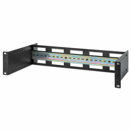 Kit de carril DIN ajustable para rack de 19", 2U Image 1