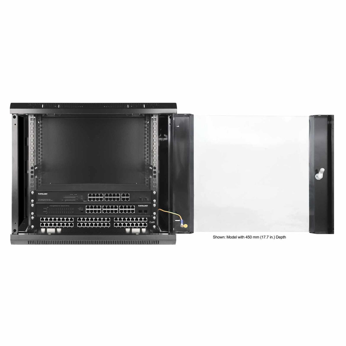 Gabinete mural de 19", 9U, Ensamblado Image 7