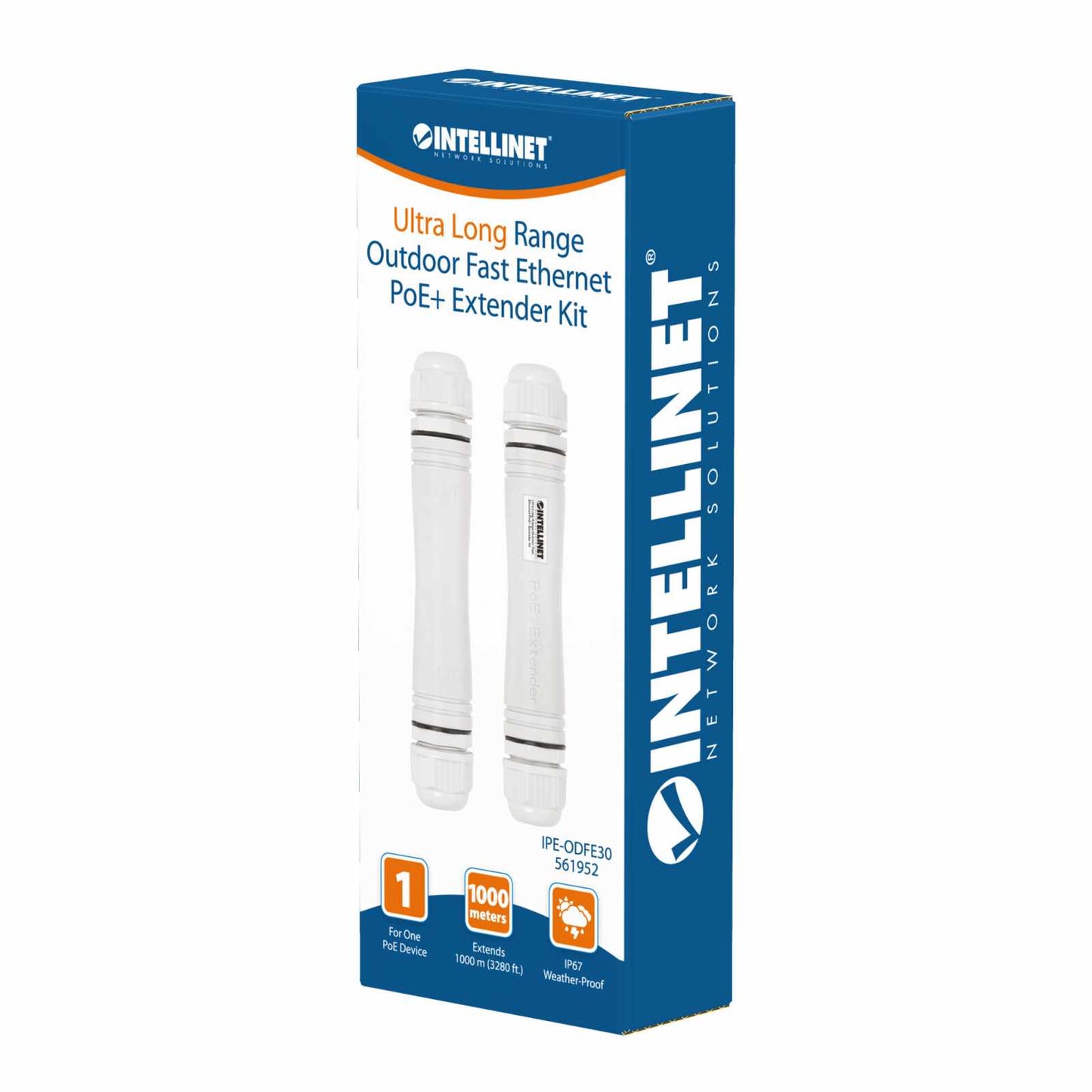 Kit extensor PoE+ de ultra largo alcance para exteriores Packaging Image 2