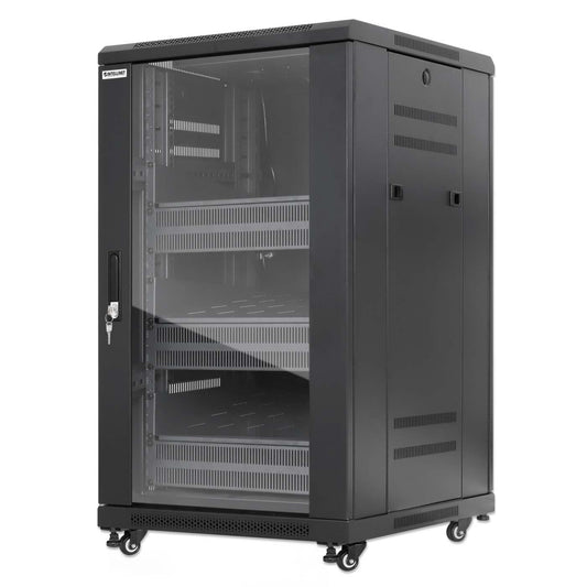 Gabinete 19" Pro Line con extractores de aire, 18U Image 1