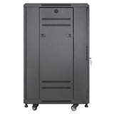 INT 19 18U floor standing, 600x600, black, with fan units Image 5