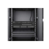 INT 19 18U floor standing, 600x600, black, with fan units Image 9