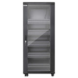 INT 19 27U floor standing, 600x600, black, with fan units Image 3