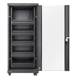 INT 19 27U floor standing, 600x600, black, with fan units Image 4