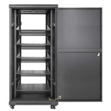 INT 19 27U floor standing, 600x600, black, with fan units Image 7