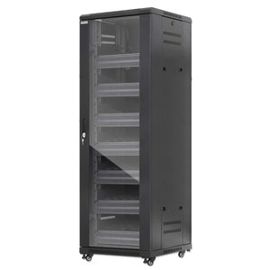 INT 19 38U floor standing, 600x600, black, with fan units Image 1