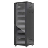 INT 19 38U floor standing, 600x600, black, with fan units Image 1