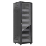 INT 19 38U floor standing, 600x600, black, with fan units Image 2