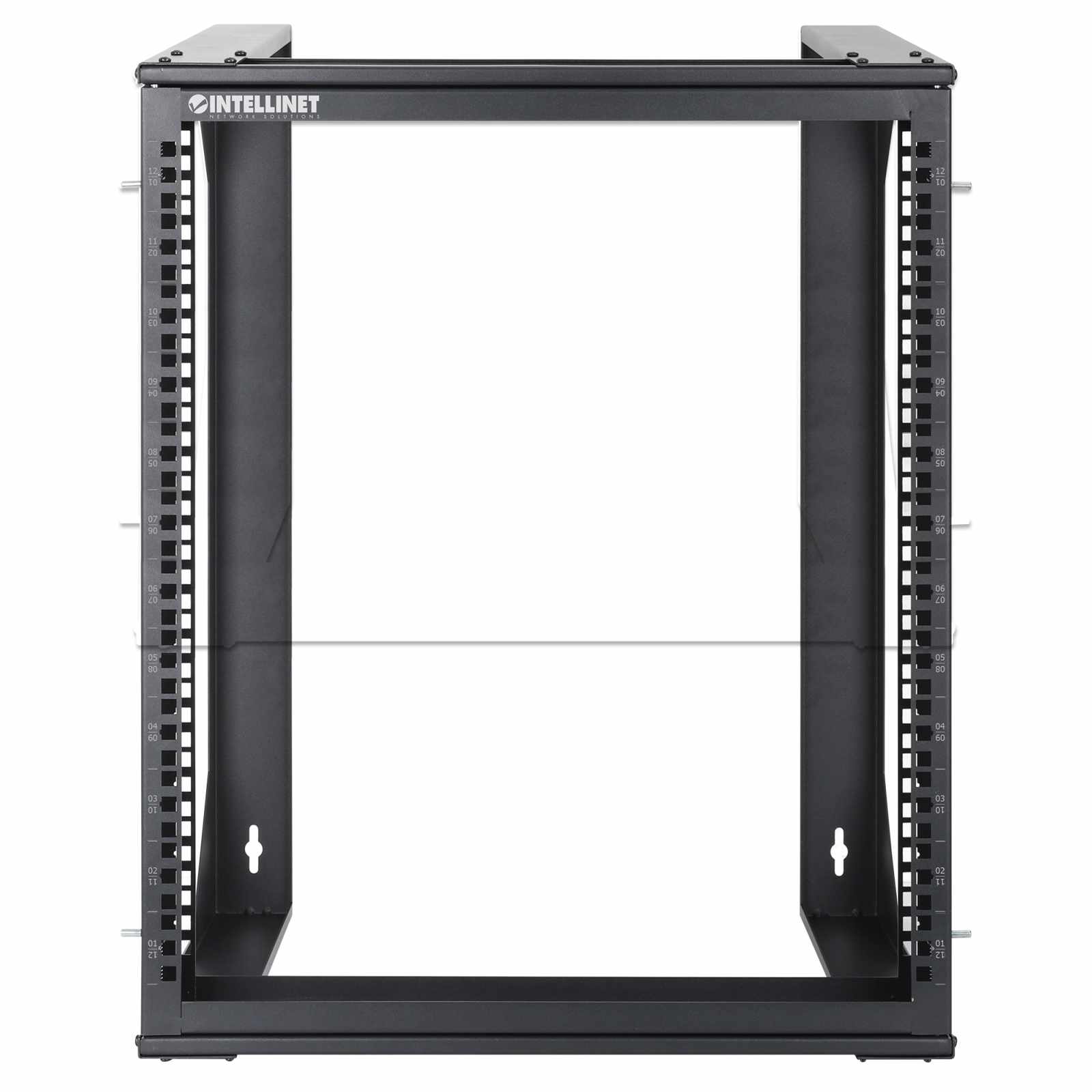 Rack abierto de 19" para montaje en pared, 2 postes, 12U - Intellinet México