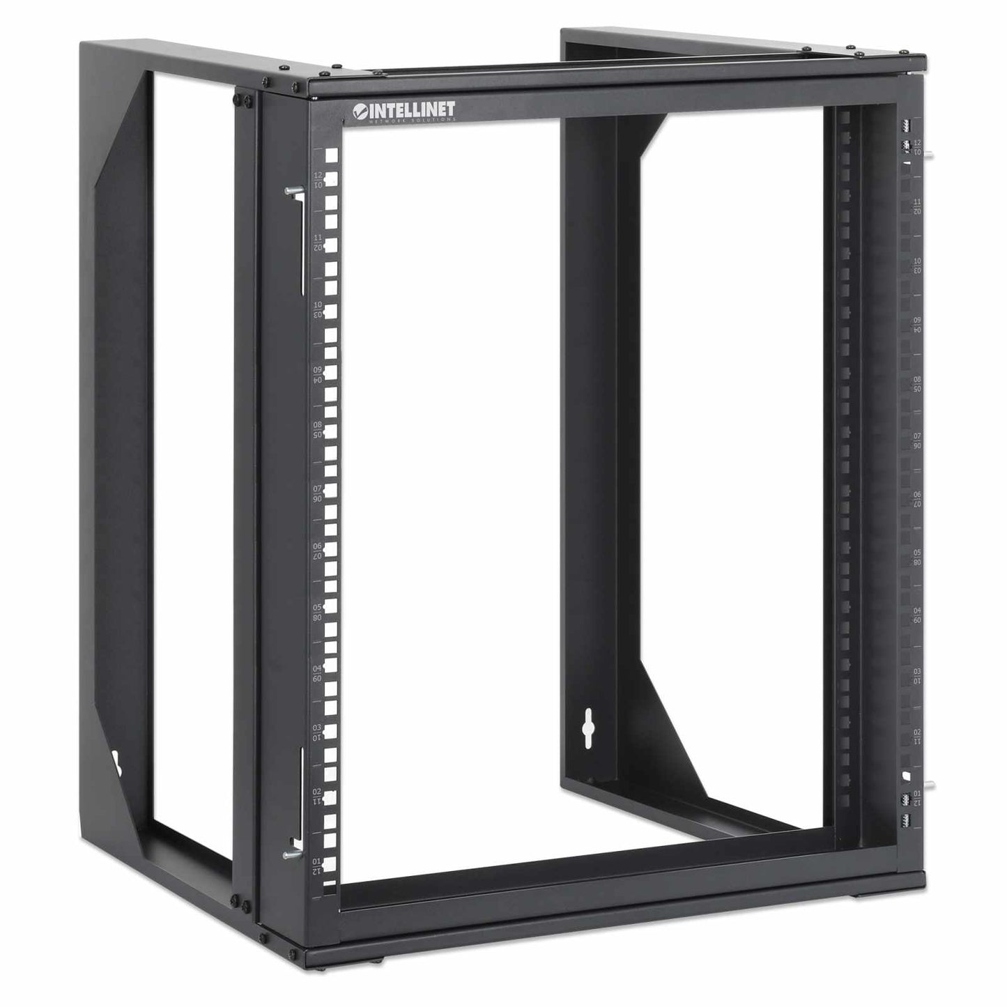 Rack abierto de 19" para montaje en pared, 2 postes, 12U - Intellinet México