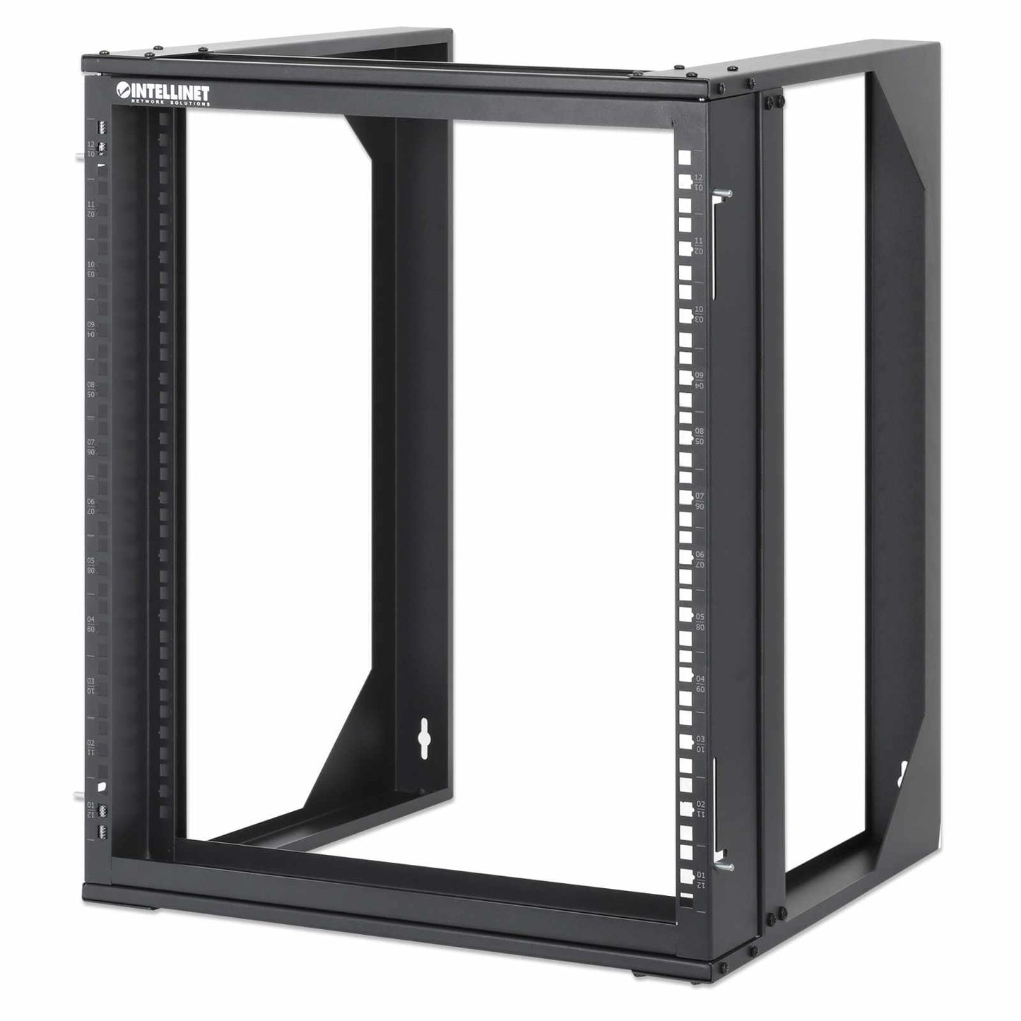 Rack abierto de 19" para montaje en pared, 2 postes, 12U - Intellinet México