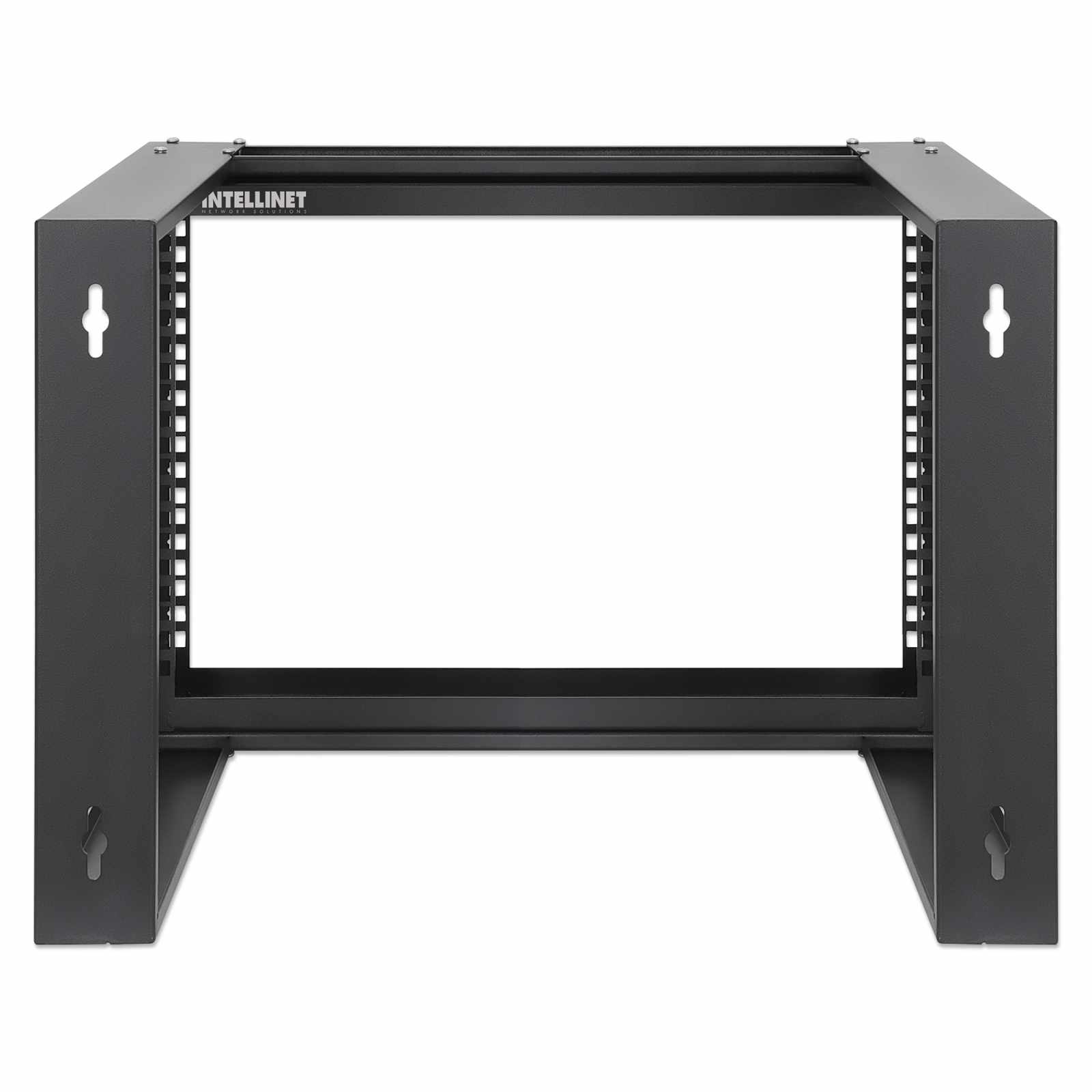 Rack abierto de 19" para montaje en pared, 2 postes, 6U - Intellinet México