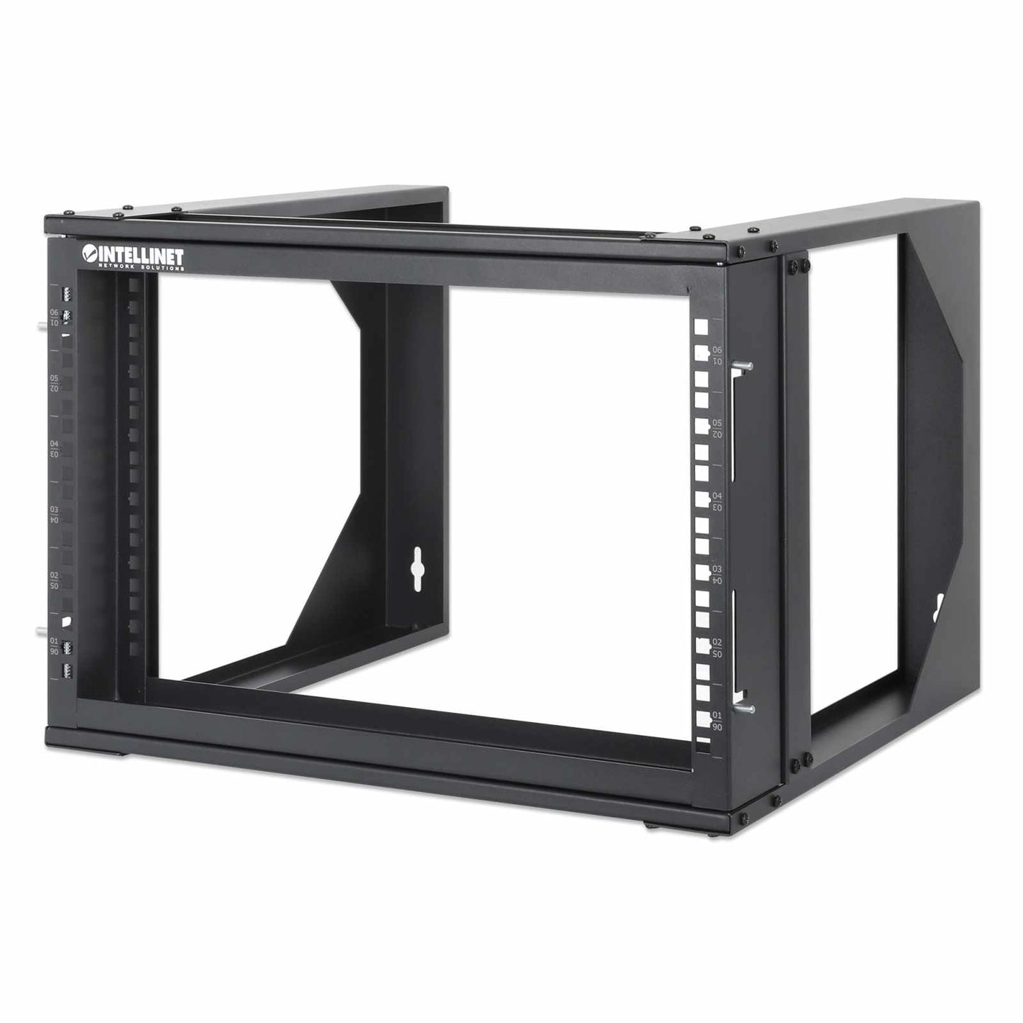 Rack abierto de 19" para montaje en pared, 2 postes, 6U - Intellinet México