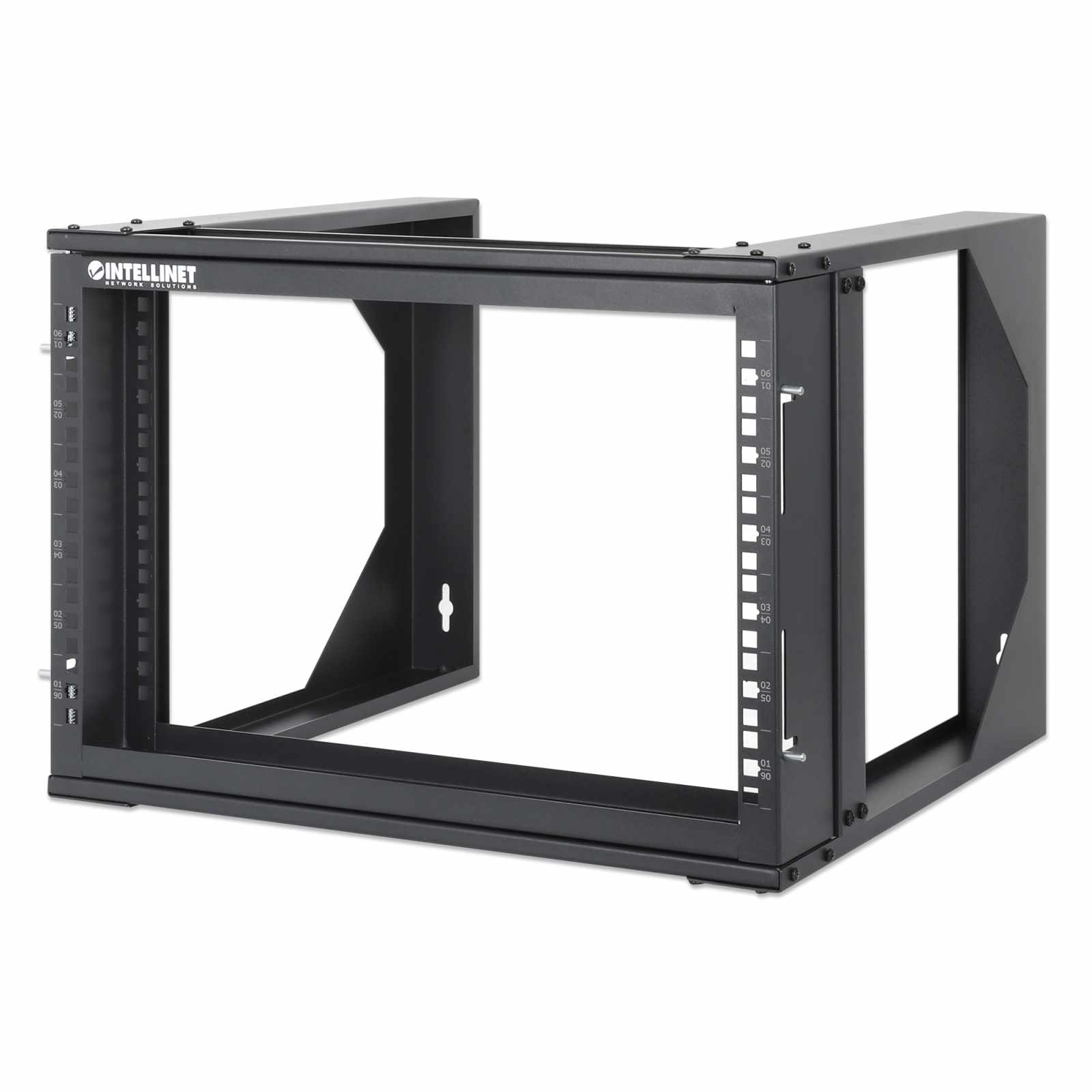 Rack abierto de 19" para montaje en pared, 2 postes, 6U - Intellinet México