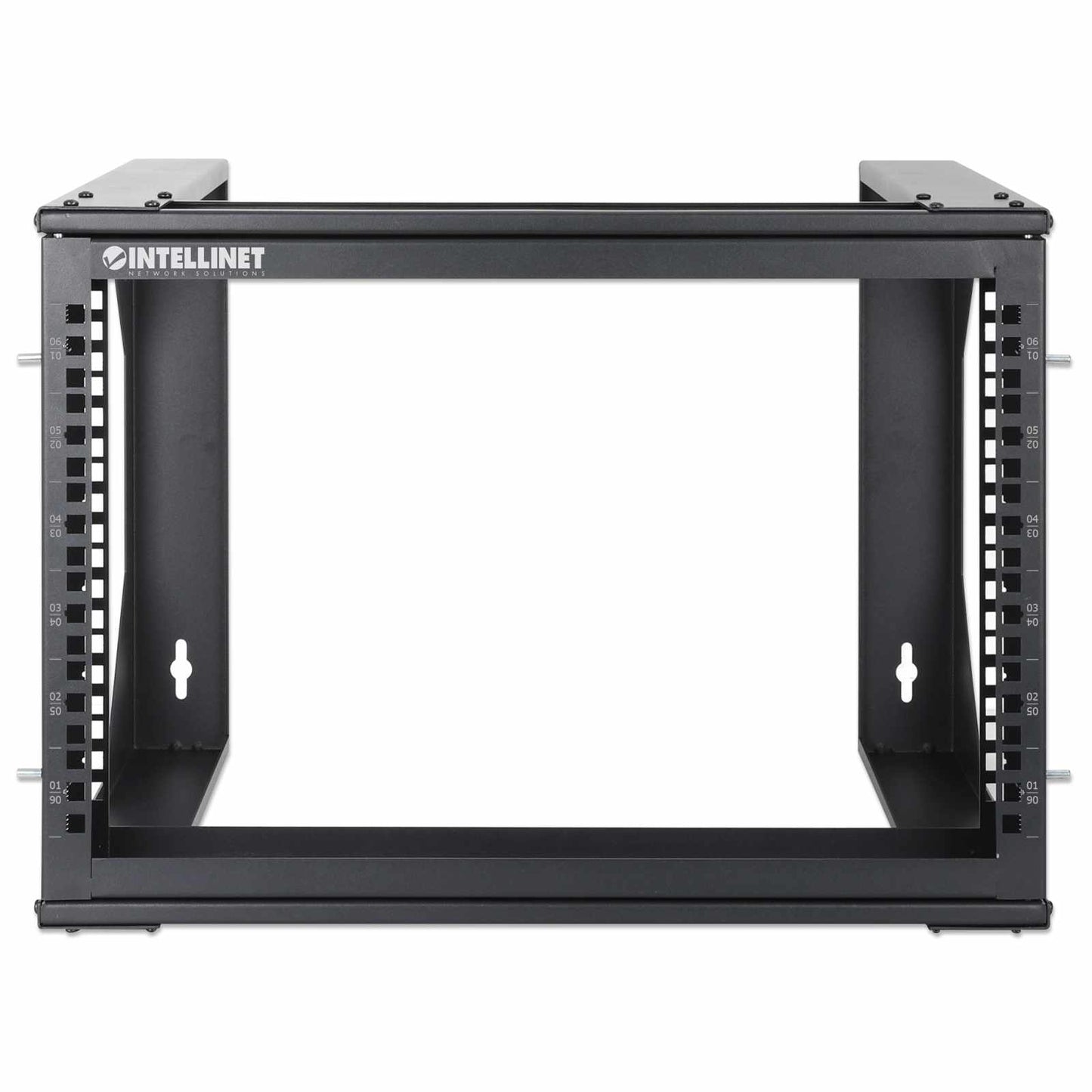 Rack abierto de 19" para montaje en pared, 2 postes, 6U - Intellinet México