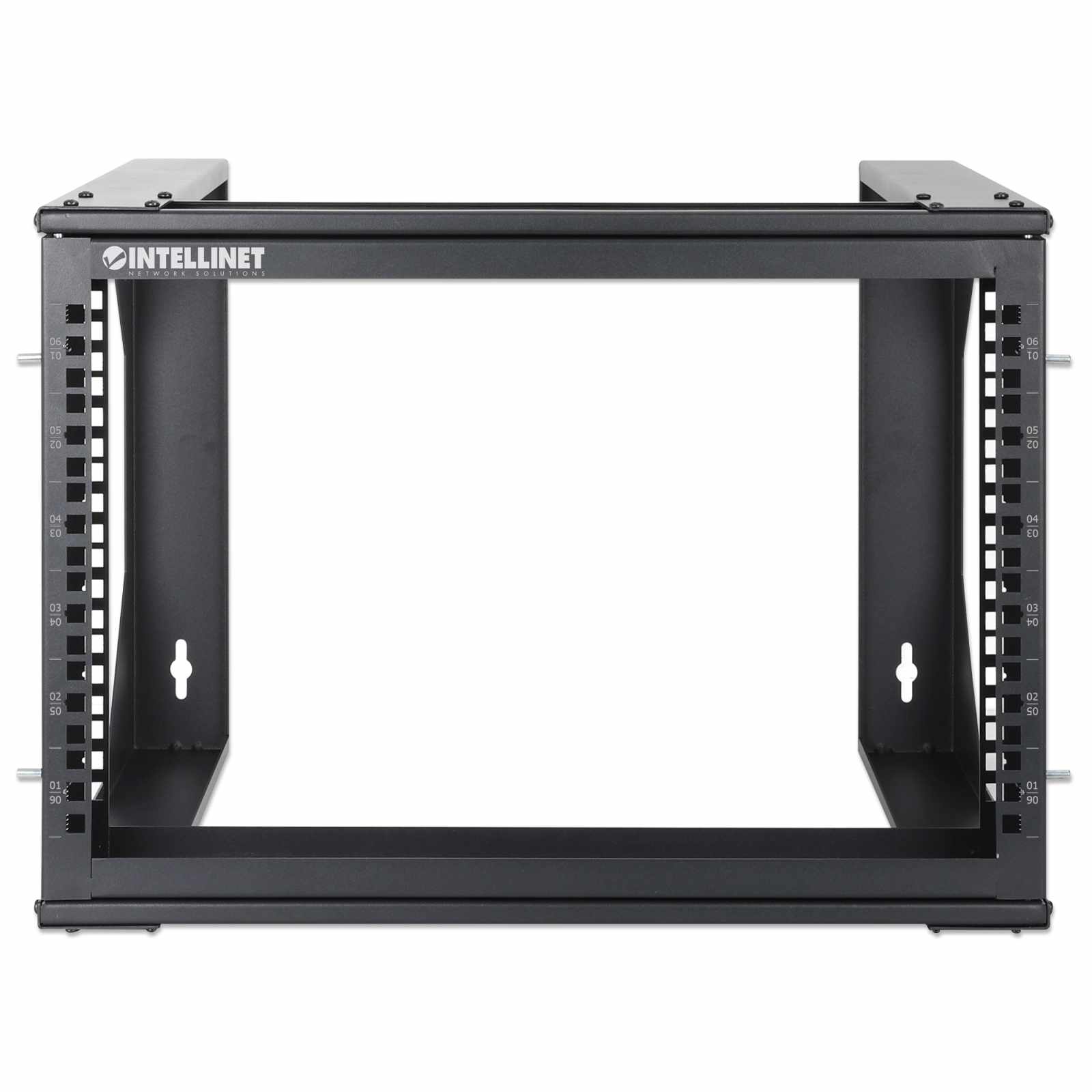 Rack abierto de 19" para montaje en pared, 2 postes, 6U - Intellinet México