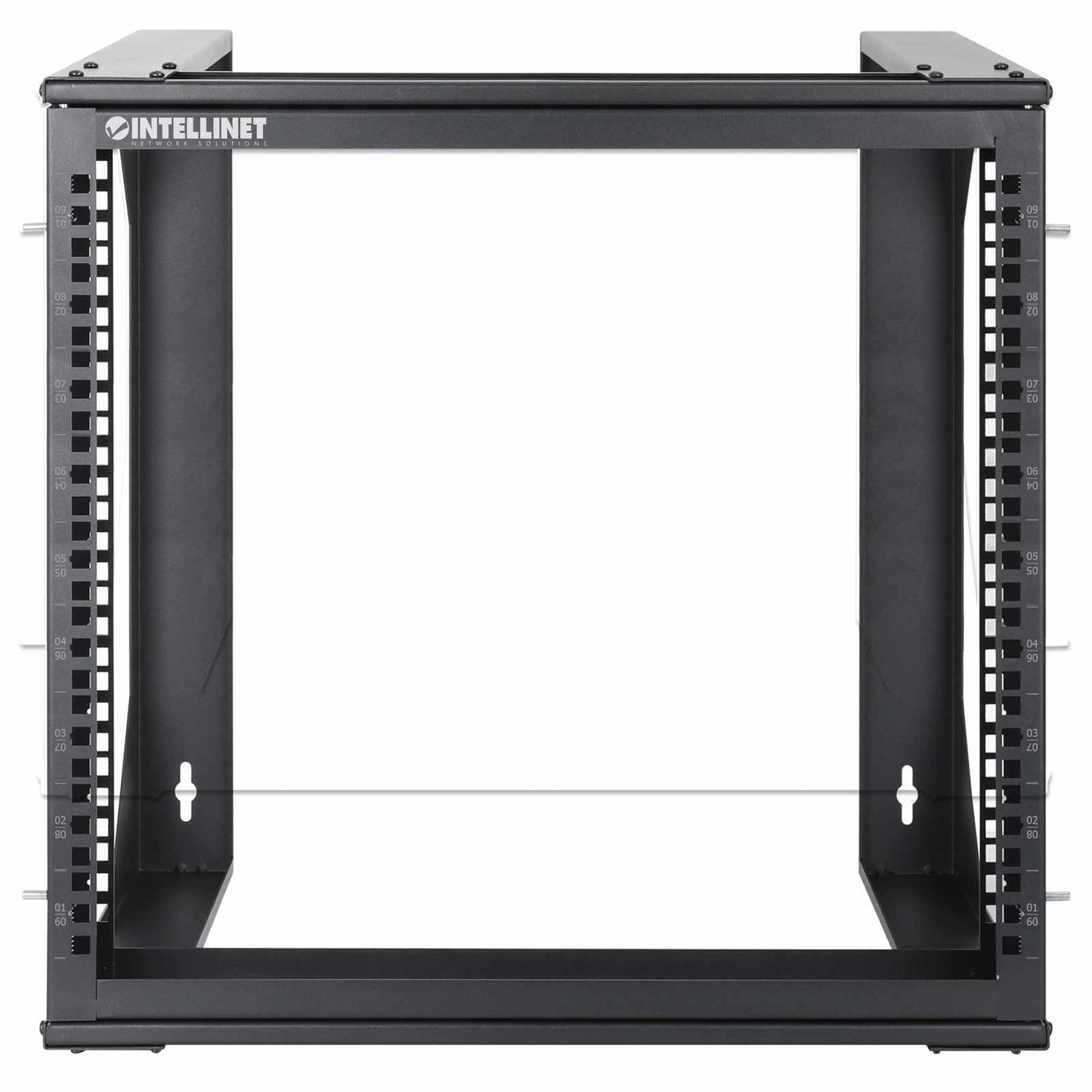 Rack abierto de 19" para montaje en pared, 2 postes, 9U - Intellinet México