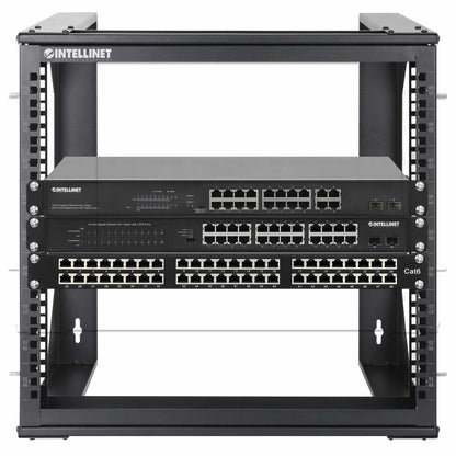 Rack abierto de 19" para montaje en pared, 2 postes, 9U - Intellinet México