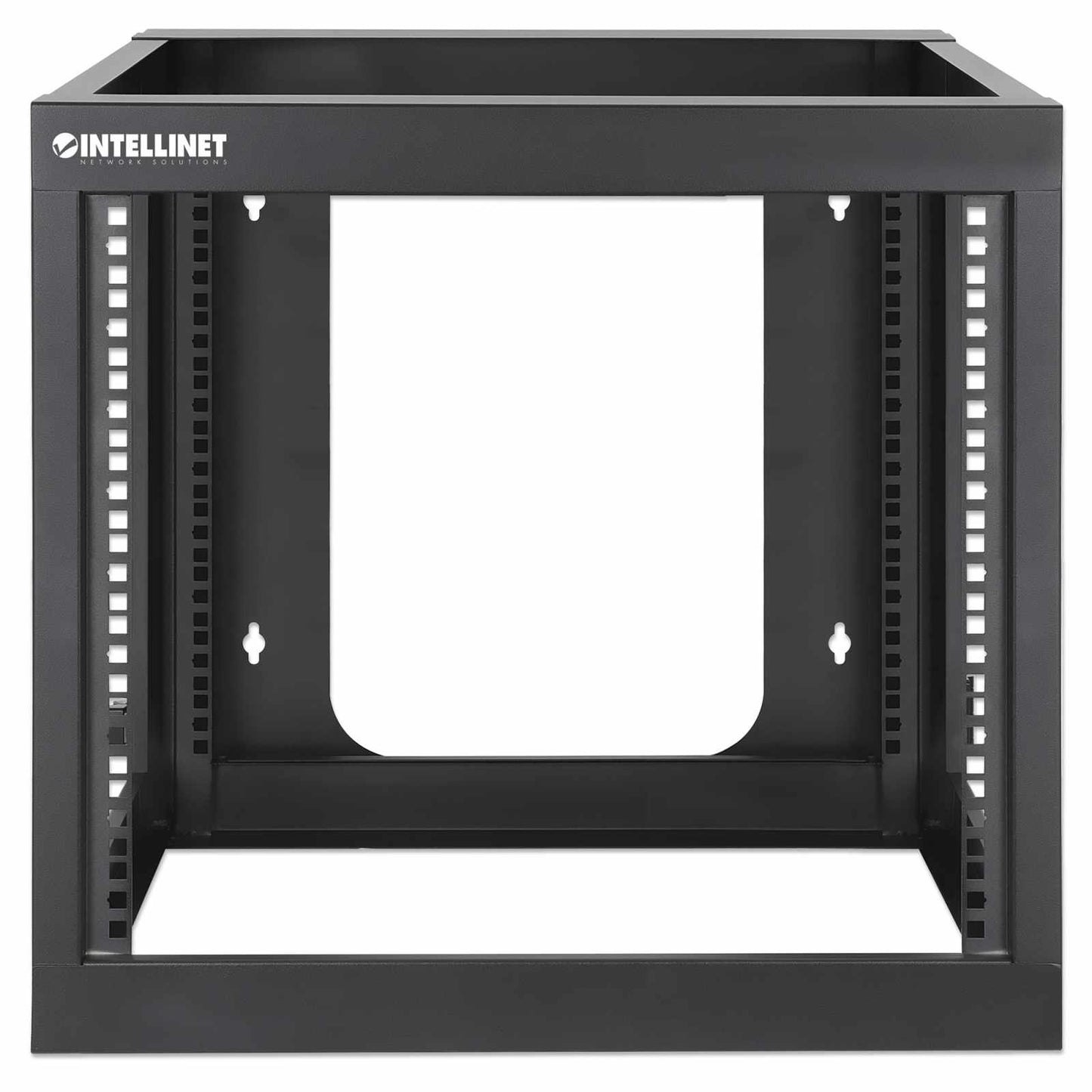 Rack abierto de 19" para montaje en pared, 4 postes, 9U - Intellinet México