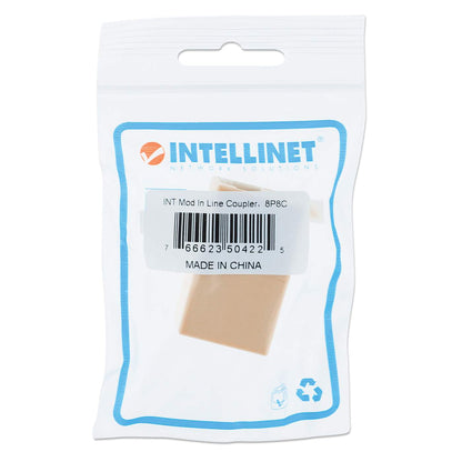 Cople RJ45 modular Cat5e hembra a hembra UTP Packaging Image 2