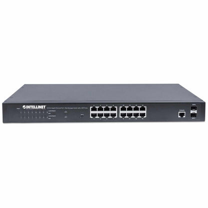 Switch Administrable Gigabit Ethernet de 16 puertos PoE+ con 2 puertos SFP - Intellinet México