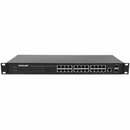 Switch de 24 Puertos Gigabit Ethernet Administrable por Web con 2 puertos SFP - Intellinet México