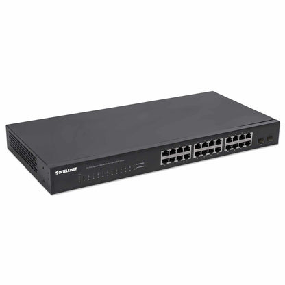 Switch de 24 Puertos Gigabit Ethernet con 2 puertos SFP - Intellinet México