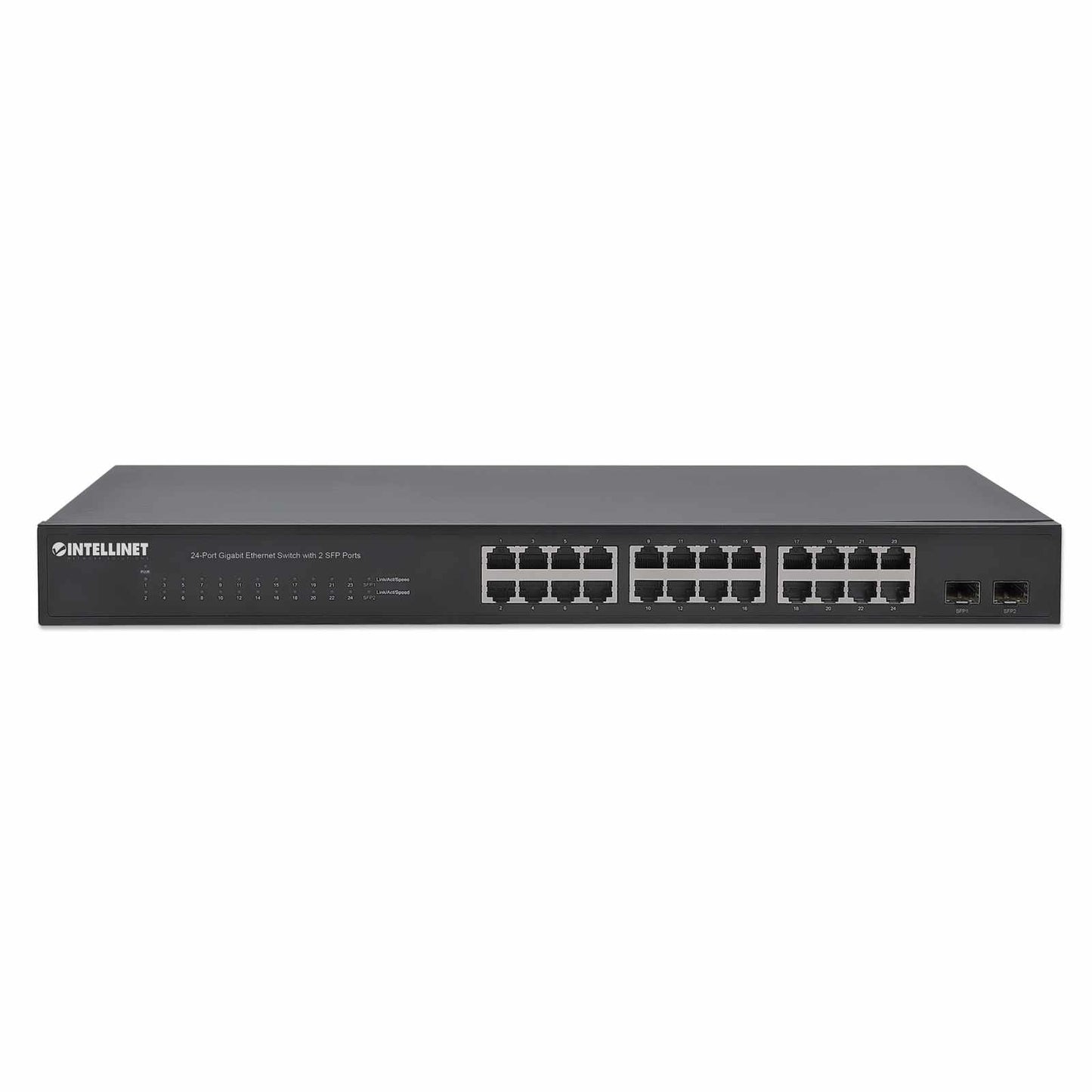 Switch de 24 Puertos Gigabit Ethernet con 2 puertos SFP - Intellinet México