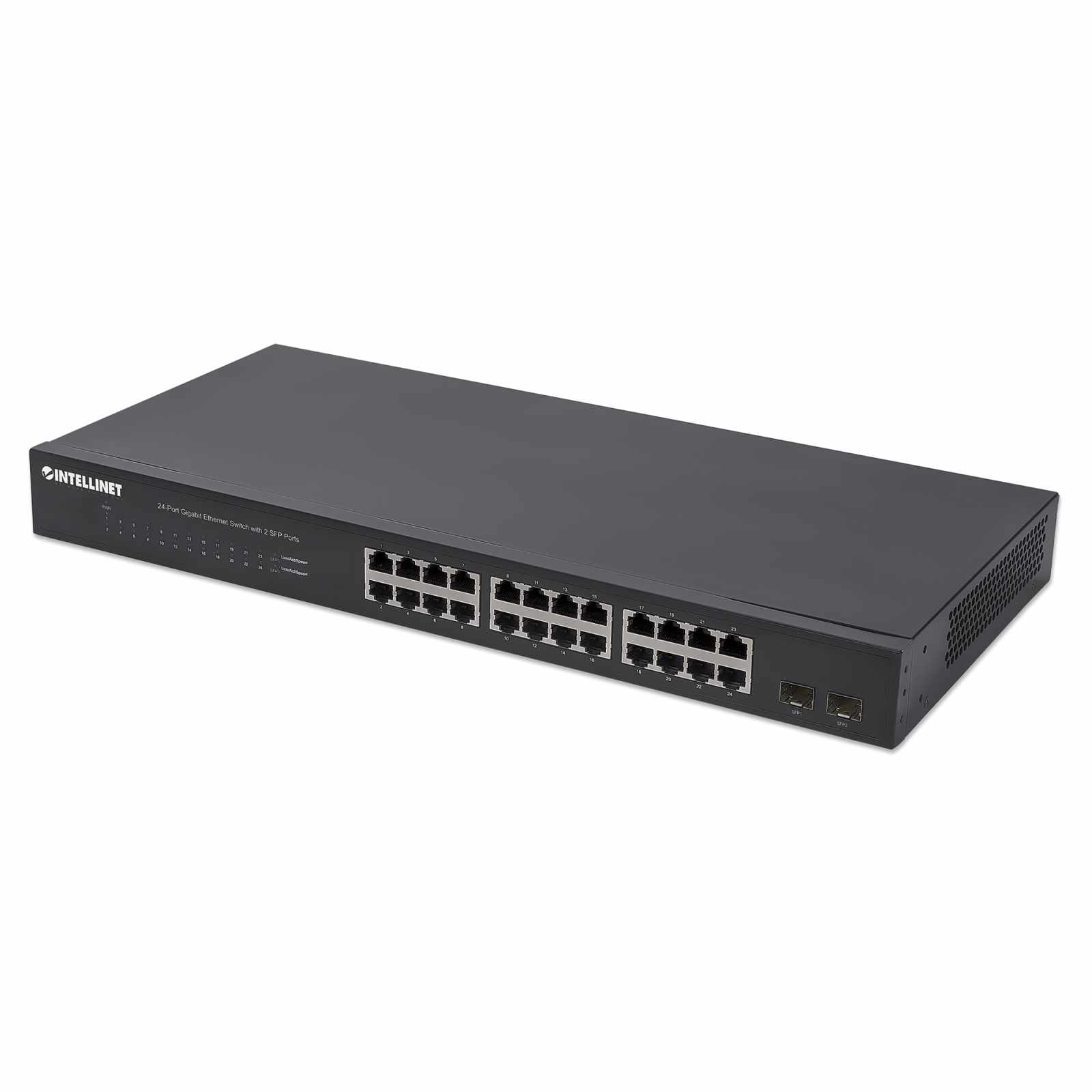 Switch de 24 Puertos Gigabit Ethernet con 2 puertos SFP - Intellinet México