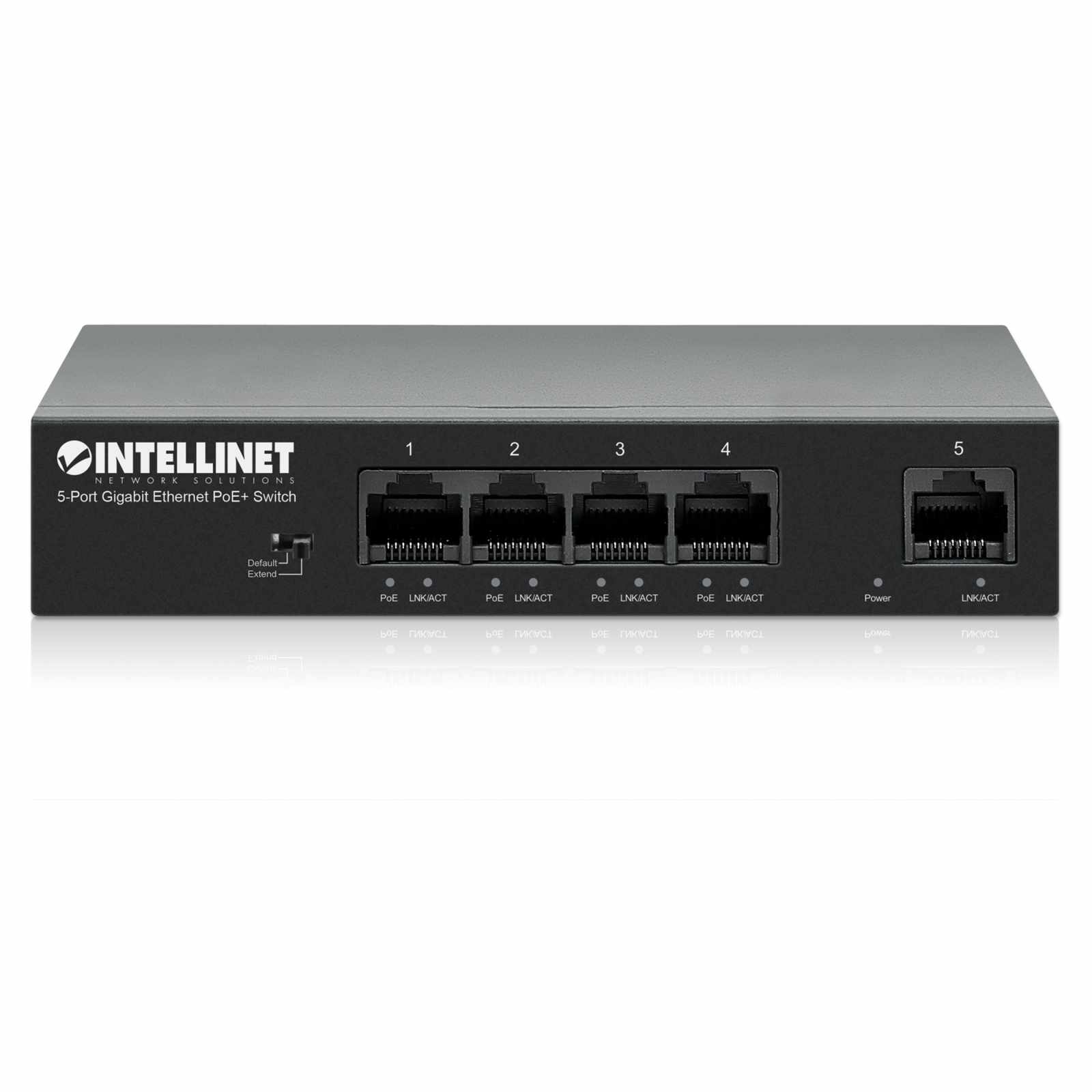 Switch PoE+ con 5 puertos Gigabit - Intellinet México