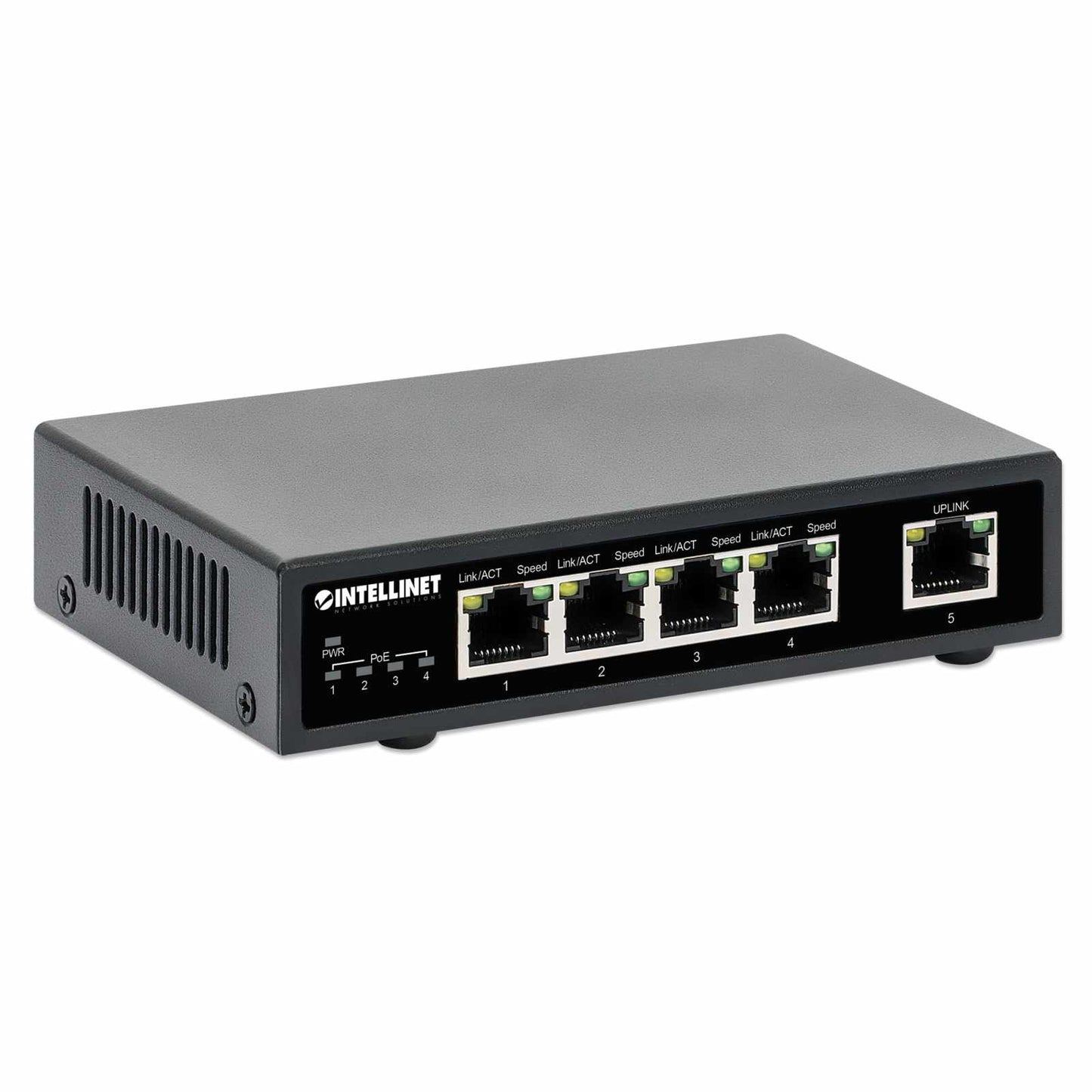 Switch PoE+ con 5 puertos Gigabit - Intellinet México