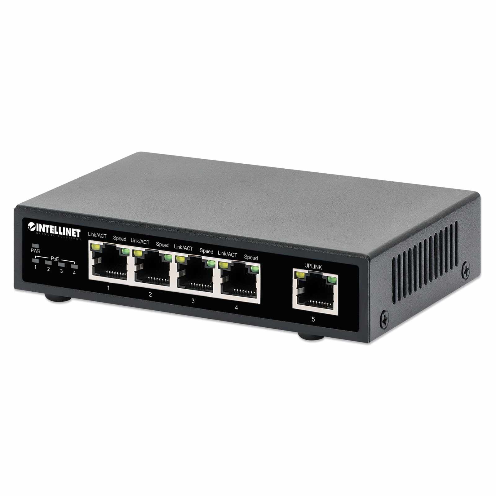 Switch PoE+ con 5 puertos Gigabit - Intellinet México