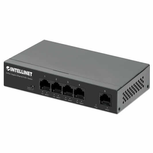 Switch PoE+ con 5 puertos Gigabit - Intellinet México