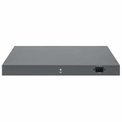Switch PoE+ Gigabit Ethernet de 24 puertos con 2 puertos SFP, Extensión PoE a 250 m - Intellinet México