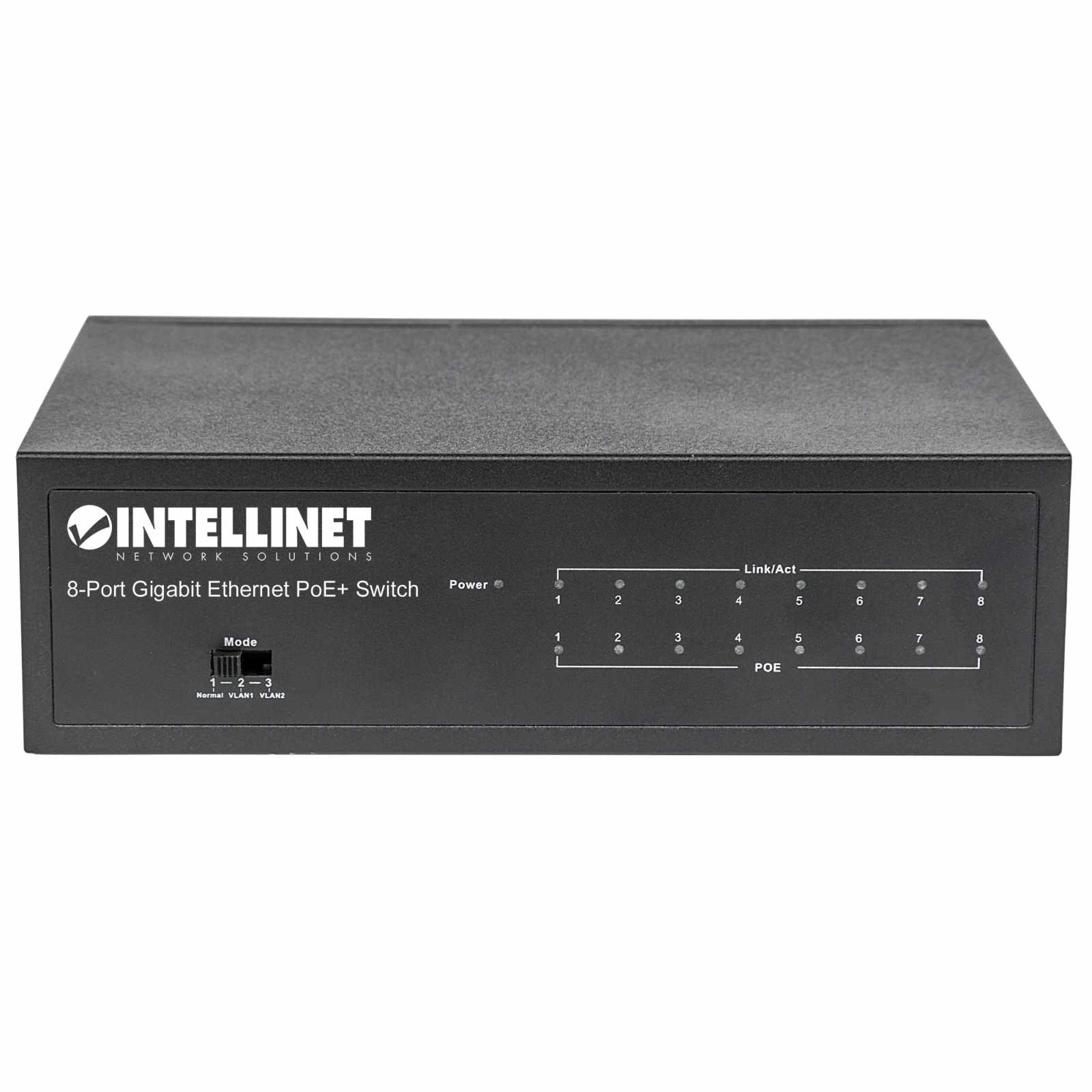 Switch PoE+ Gigabit Ethernet de 8 puertos - Intellinet México