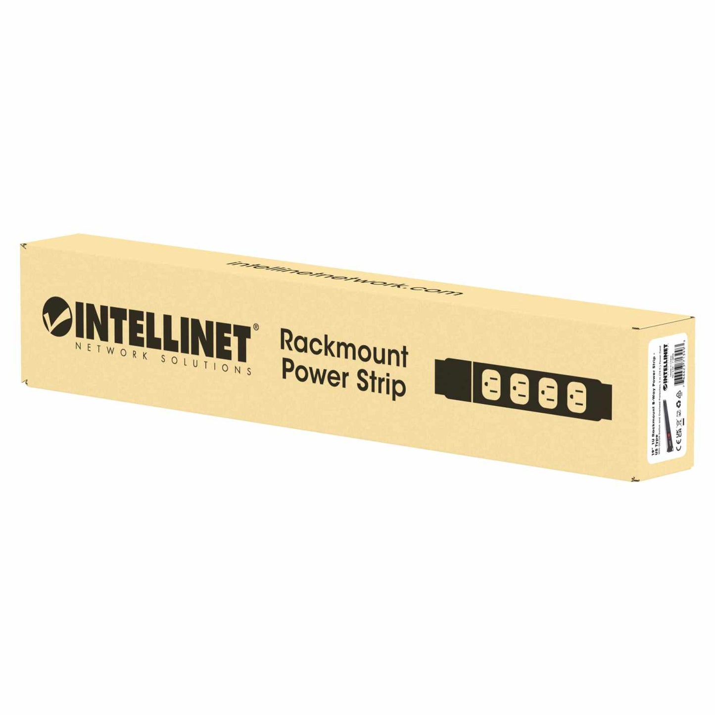Unidad de distribución de alimentación (PDU) de 8 salidas para montaje en rack 1U de 19" - Intellinet México