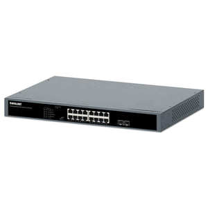 Switch PoE+ Gigabit Ethernet de 16 puertos con 2 puertos SFP Image 1
